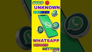 WhatsApp Hiden Settings  whatsapp secure part2  shorts viral whatsapp [upl. by Attenrev]