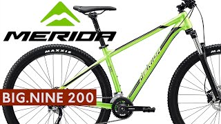 MERIDA 2020 Big Nine 200 MTB preview [upl. by Ahsemaj703]