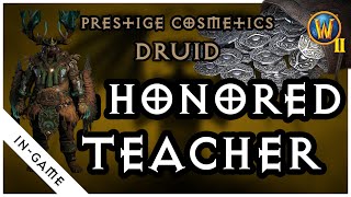 The Honored Teacher  Diablo IV Cosmetics Druid  InGame 4K  2800 Platinum [upl. by Dolan]