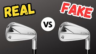 FAKE AliExpress TaylorMade P770 Irons vs REAL  Head to Head [upl. by Drofnats911]