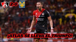 ATLAS VENCE A TIGRES LIGA MX APERTURA 2023 JORNADA 8  EN ZONA FUT [upl. by Chaunce]