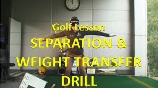 Golf Lesson Video Lesson  Downswing Drill [upl. by Porett]