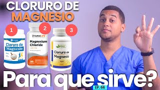 CLORURO DE MAGNESIO PARA QUE SIRVE  3 COSAS  MEDICAMENTOS [upl. by Rodgers]