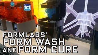 Automated Washing and Curing for SLA 3D Printing  RAPID  TCT [upl. by Osrock489]