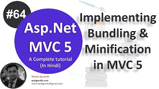 64 Bundling and Minification in MVC  mvc tutorial for beginners in net c  MVC By Nitish [upl. by Ynned]