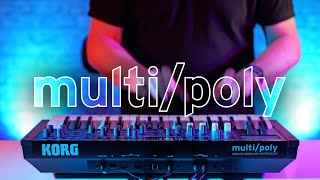 Korg multipoly – The ultimate analogue modelling synthesizer [upl. by Sugar]