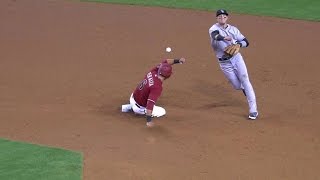 COLARI Descalso Tulo team up to turn a double play [upl. by Natica]