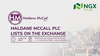 Haldane McCall Plc Lists on The Exchange [upl. by Asirahc]