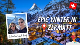 WINTER IN ZERMATT SWITZERLAND  Ultimate Winter Itinerary – Skiing Gornergrat Zermatterhof [upl. by Artapoelc]