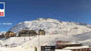 Webcam sur le secteur de Tignes [upl. by Hospers774]