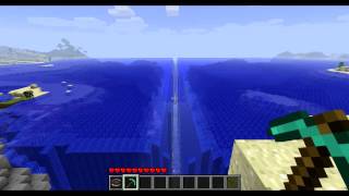 Minecraft TNT Splitting the Ocean [upl. by Berga]