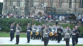 German Army Band amp Drill Team  Fortissimo  on Parliament Hill in Ottawa on 20120811 26 [upl. by Adnil]