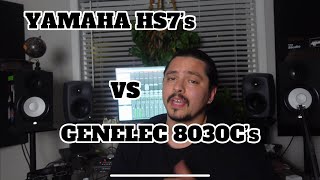 Yamaha HS7’s vs Genelec 8030C’s Let’s ggooo [upl. by Randolph161]