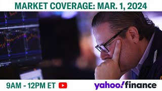 Stock Market News Today Nasdaq pushes higher for another record close  March 1 2024 [upl. by Leonteen]