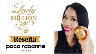 PERFUME LADY MILLION DE PACO RABANNE RESEÑA EN ESPAÑOL [upl. by Samala]