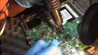 HOW TO REMOVING BGA EPOXY GLUE CORNER UNDERFILL FOR CLEAN LIFT OR REFLOW [upl. by Eniarol82]