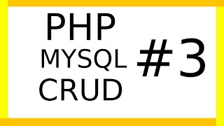 PHPMySQL CRUD 3  Create [upl. by Robena]