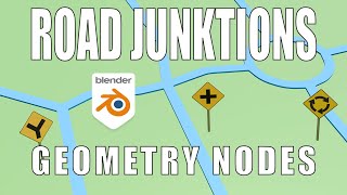 Road Intersections in Blender with Geometry Nodes A StepbyStep Guide [upl. by Driscoll180]