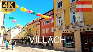 VILLACH Austria 🇦🇹  4K·60p  Sunny Summer Morning in the Old Town [upl. by Elwyn]