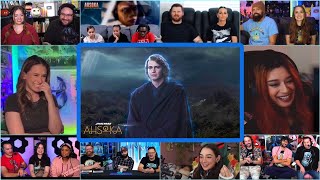 Youtubers React To Anakin Skywalker Cameo  AHSOKA Ep8 Ahsoka amp Sabine Sense Anakin Reaction Mashup [upl. by Tamara]