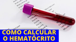 🤔Como calcular o Hematócrito através da hemoglobina [upl. by Neeloj]