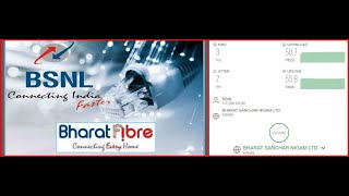 BSNL Bharat Fiber Basic 499 Plan  Detail Review  Internet Speed Test [upl. by Nemhauser]