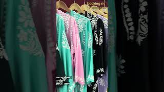 Modal fabric Chikankari 3D Kurti l Special offers Available yt chikankari fashion [upl. by Tayler109]