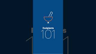 Excipients 101 An introduction to excipients pharmaceutical excipients science [upl. by Allerim]