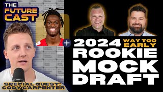 2024 Dynasty Rookie Mock Draft Two Rounds of Fantasy Football Future Stars [upl. by Aimehs140]