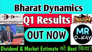 BDL Share Latest News 🔥BDL Q1 Results 2025 bharat dynamics share latest news  BDL SHARE analysis [upl. by Audras]