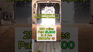 1500 in 5 hrs Cargo Van Business [upl. by Marsh]