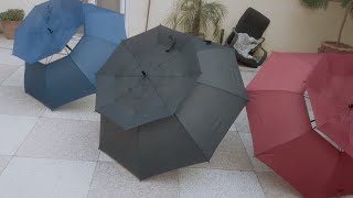 Golf Umbrella For Super Strong Wind [upl. by Anehc]