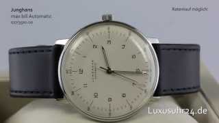 Junghans max bill Automatic 027350000 Luxusuhr24 Ratenkauf ab 20 EuroMonat [upl. by Myriam]