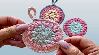 DISCOS  ALMOHADILLAS DESMAQUILLANTES A CROCHET REGALOS PRÁCTICOS 👍 [upl. by Enitsirhc916]