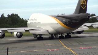 UPS 747400F takeoff from Anchorage Airport [upl. by Lednyc]