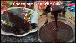 Chocolate Ganache Cake  How to make the most Moist Chocolate Cake  Quick Chocolate Ganache Cake [upl. by Anagrom509]