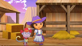 Dora the Explorer Doras Pony Adventure with Boots and Swiper Nick Jr Nickelodeon Kids Games103 [upl. by Eedrahc]