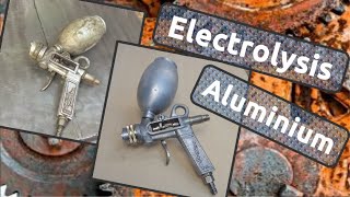 Electrolysis cleaning aluminium [upl. by Liddy418]