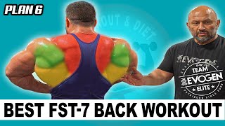 FST7 BACK WORKOUT ROUTINE  Quick Exercises To Build Wide And Detailed Back PLAN 6 FST7 [upl. by Einot981]