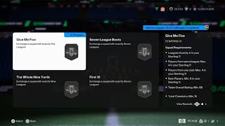 EAFC 25 quotHYBRID LEAGUES  GIVE ME FIVEquot SBC cheapest solution [upl. by Elwood307]