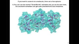 3D molecules in PowerPoint  Demo video 2 3D molecules from PDB files [upl. by Rodman284]