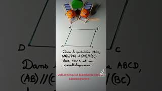 Propriétés du parallèlogramme maths college math [upl. by Raleigh]