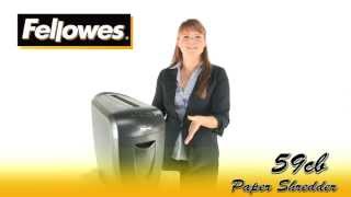 Fellowes 59Cb CrossCut Shredder [upl. by Ledairam]