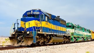 Arizona amp California Railroad Freight Train [upl. by Maxfield218]