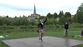 Fanny AUBRET Over the water to Chairlie dance at Le Vieil Baugé en Anjou show [upl. by Rebmak]