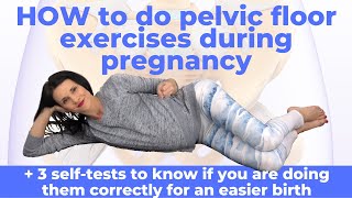 How to do pelvic floor exercises during pregnancy  Am I doing kegel exercises right [upl. by Xam]