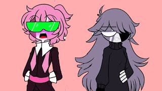 Green Glasses Meme  Sarvin x Ruvina MidFight Masses Genderbend  FNF Animation [upl. by Aitnecserc348]