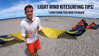 Light wind KITEBOARDING tips quotHow Toquot [upl. by Zurciram]