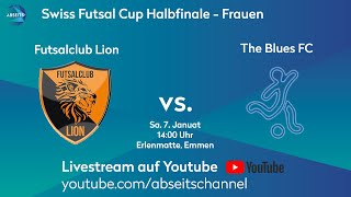 Futsalclub Lion vs The Blues FC  Swiss Futsal Cup Halbfinale  07012023 [upl. by Gnep]