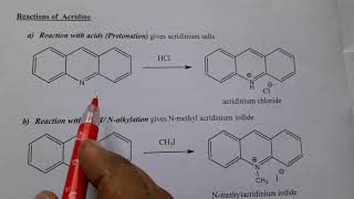 ACRIDINE  Synthesis Reactions and Medicinal uses [upl. by Ion]